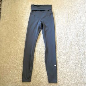 Nike grey high waisted dri fit leggings